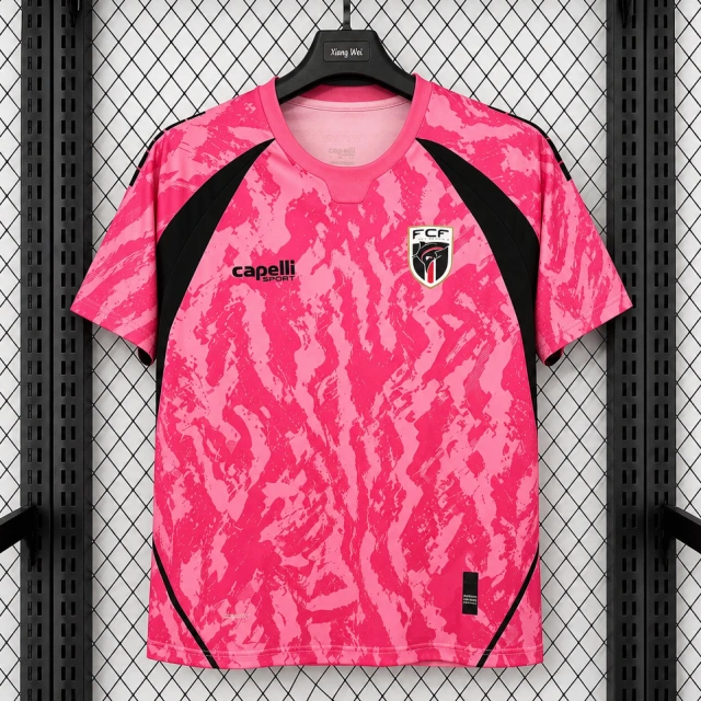 2026 Cape Verde Goalkeeper 1 Rose Soccer Jersey