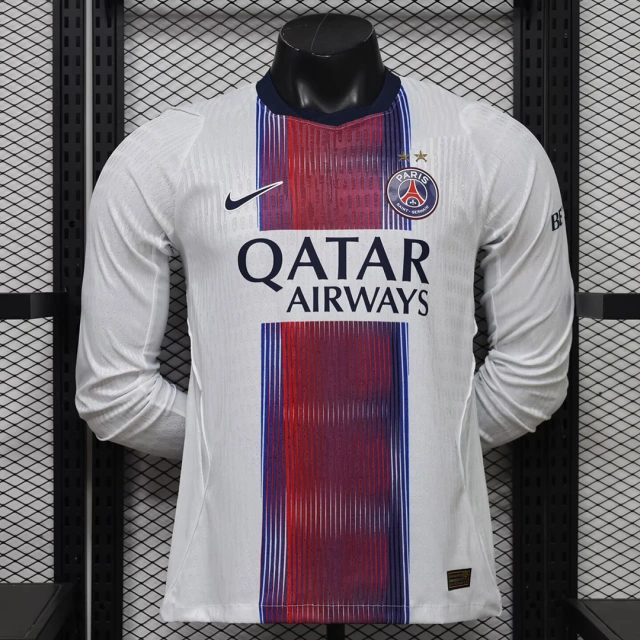 26/27 PSG Away Long Sleeve Player Version Soccer Jersey
