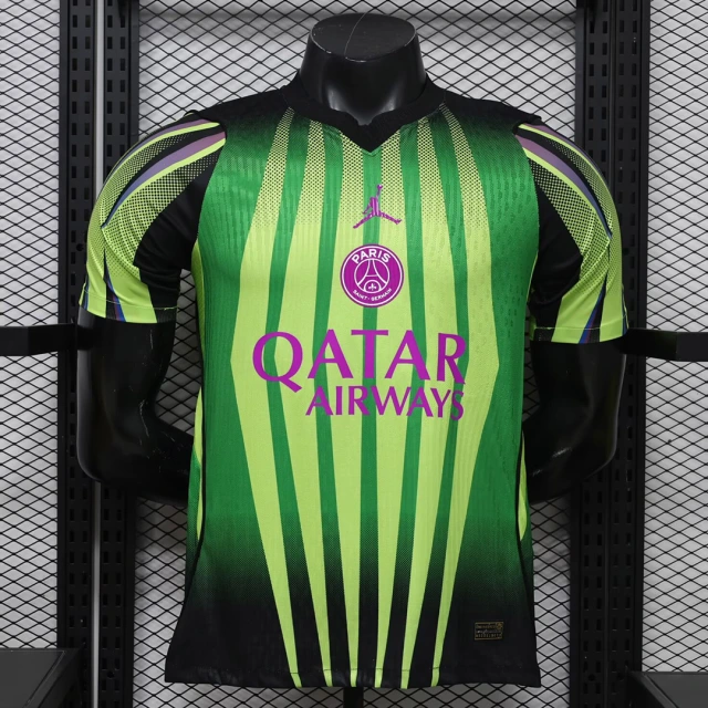 26/27 Paris Saint-Germain Stadium Night Edition Player Version Green Soccer Jersey