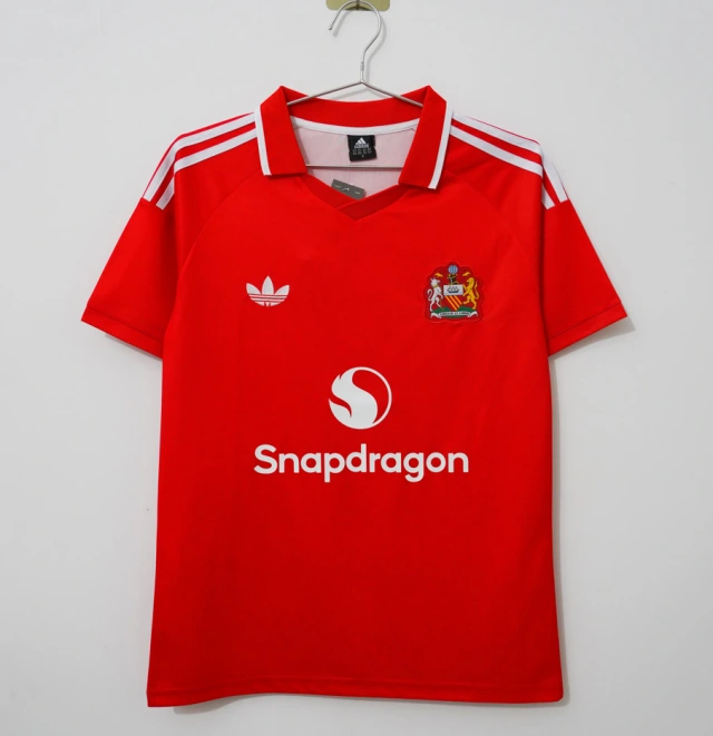 26/27 Manchester United Fourth 125 Years Anniversary Newton Heath LYR Red Soccer Jersey