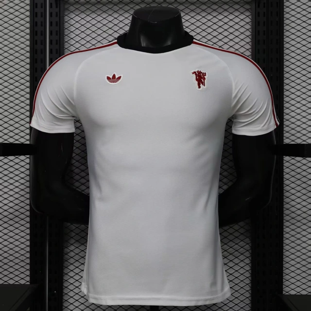 26/27 Manchester United x Adidas Originals White Soccer Jersey