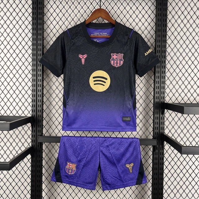 26/27 Barcelona Away Kids Jersey Soccer Jersey