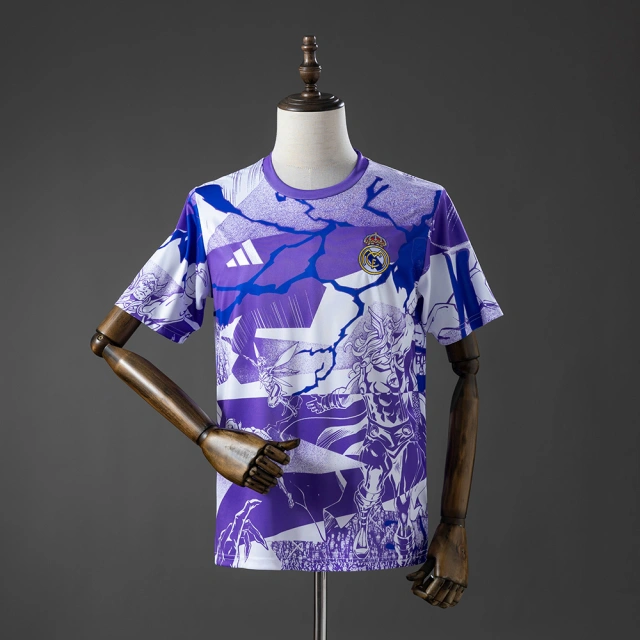 Real Madrid 25/26 Avengers - Pre-Match (Purple) Jersey