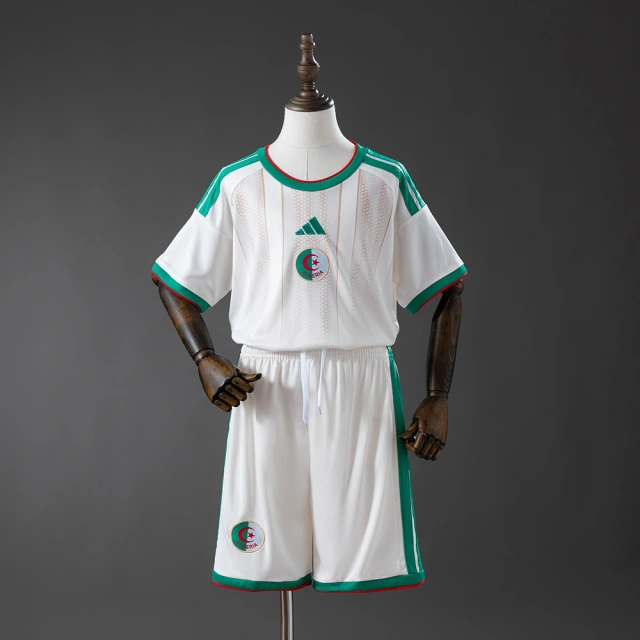 2026-27 Algeria Home Player Version Jersey & Shorts Set (Kids)