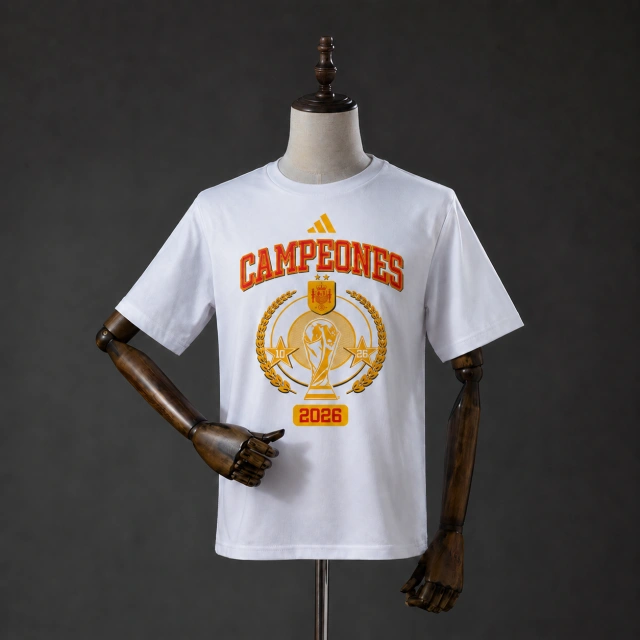 Spain "We Are Champions" T-Shirt White