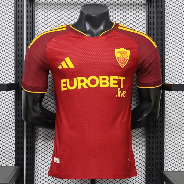 26/27 AS Roma Home Player Version Soccer Jersey