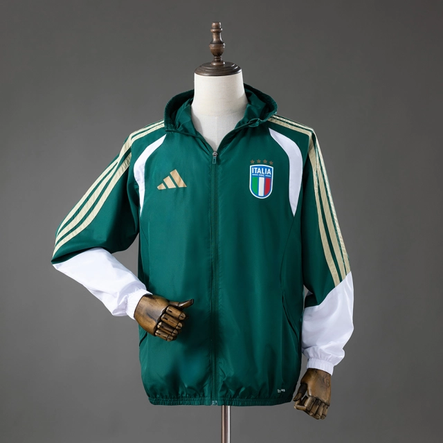 Italy 2026 All Weather Jacket Windbreaker - Green