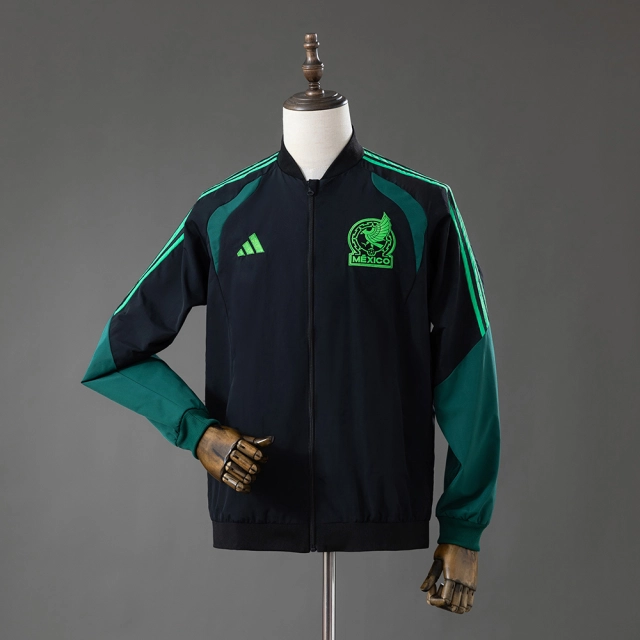 Mexico 2026 All Weather Jacket Windbreaker - Black