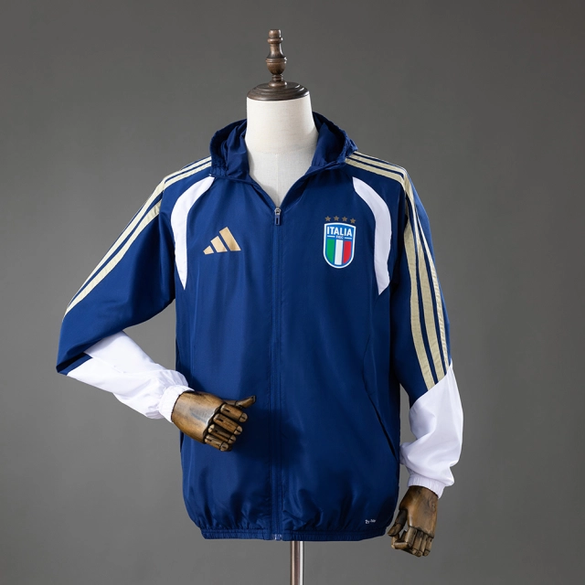 Italy 2026 All Weather Jacket Windbreaker - Blue