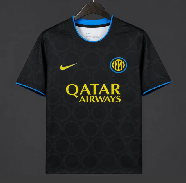26/27 Inter Milan Black Pre-Match Soccer Jersey