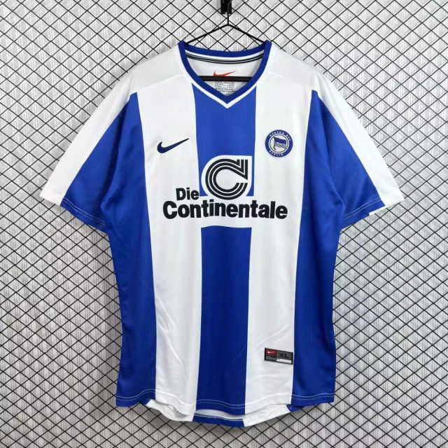 99/00 Hertha BSC Home Retro Soccer Jersey