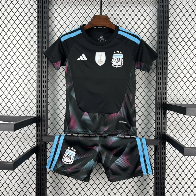 2026 Argentina Goalkeeper Kids Soccer Jersey