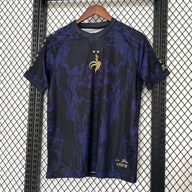 2026 France Special Version Liberty Black Purple Training Shirt
