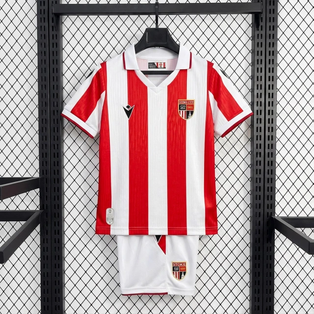 26/27 Stoke City Home Kids Soccer Jersey