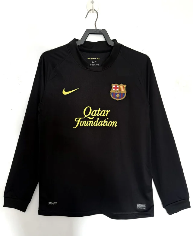 11/12 Barcelona Away Long-Sleeve Retro Jersey