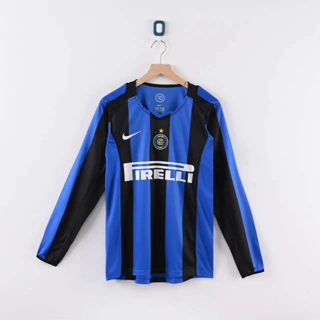 2004-05 Inter Milan Long-Sleeve Home Jersey Retro Edition