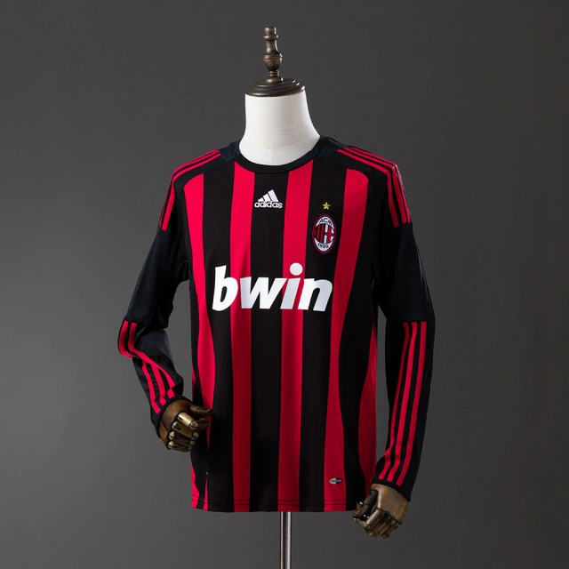 Retro long sleeve AC Milan 08/09 Home