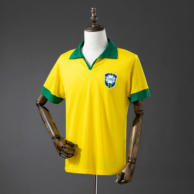1950-1966 Brazil home retro jersey Retro Edition