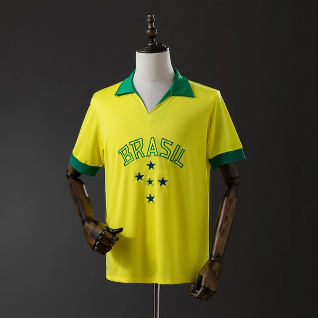 Brazil 1958 Home Retro Jersey