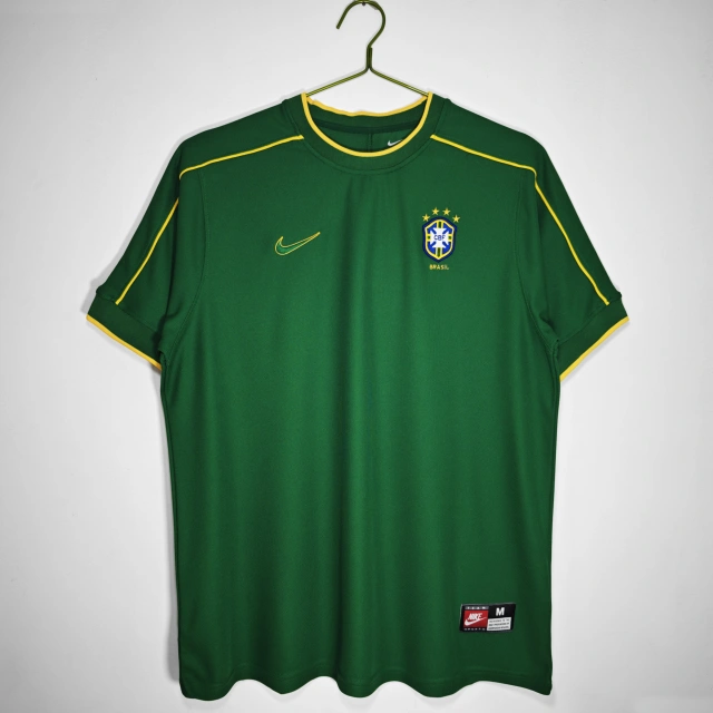 1998 Season Brazil Goalkeeper Retro Jersey