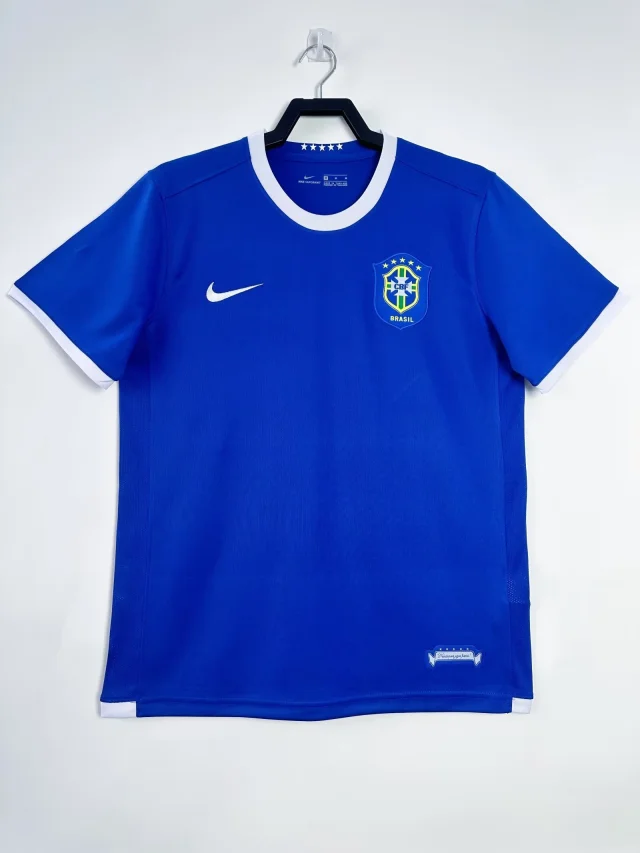 06 Brazil away retro jersey Retro Edition