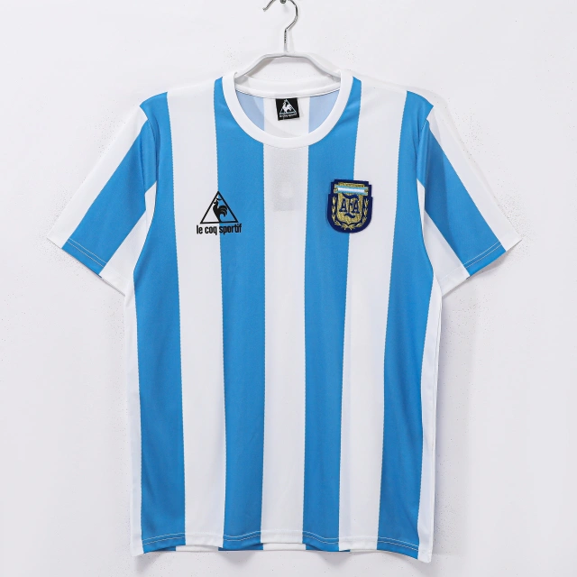 1986 Argentina Home Jersey - Retro Edition