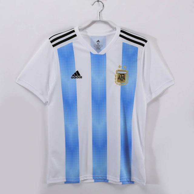 2018 Argentina Home Retro Jersey