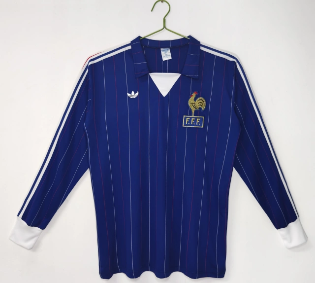 1980-82 French national team home long-sleeved retro jersey