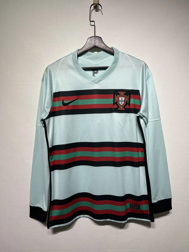 2020 Portugal Away Long-Sleeve Retro Jersey
