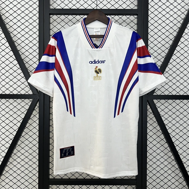 1996 France Away Jersey - Retro Version