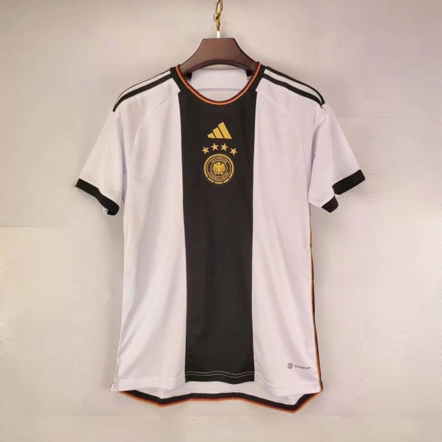 2022 FIFA World Cup Germany Home Soccer Jersey Retro Edition