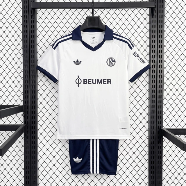 26/27 Schalke 04 Away Kids Soccer Jersey