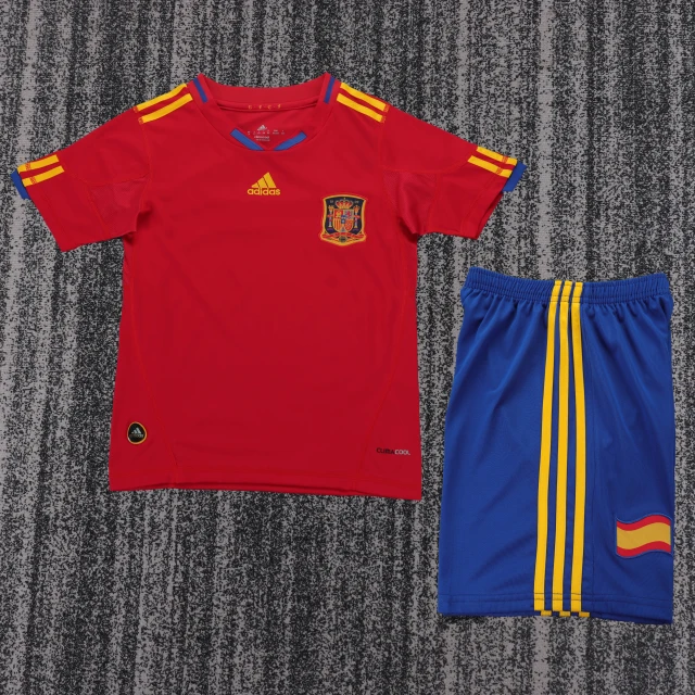 2010 Spain Home Retro Kids' Jersey