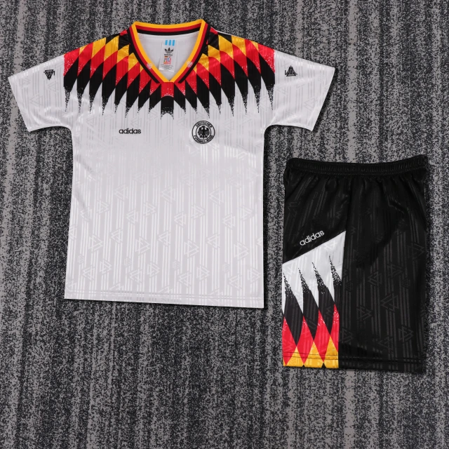 1994 German Home Jersey - Retro Children's Set