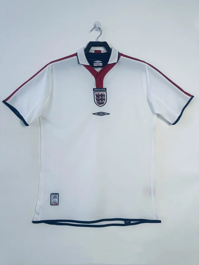 2004 England home retro jersey