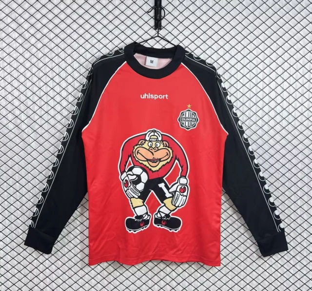 2002 Club Olimpia Goalkeeper Away Long Sleeve Retro Soccer Jersey