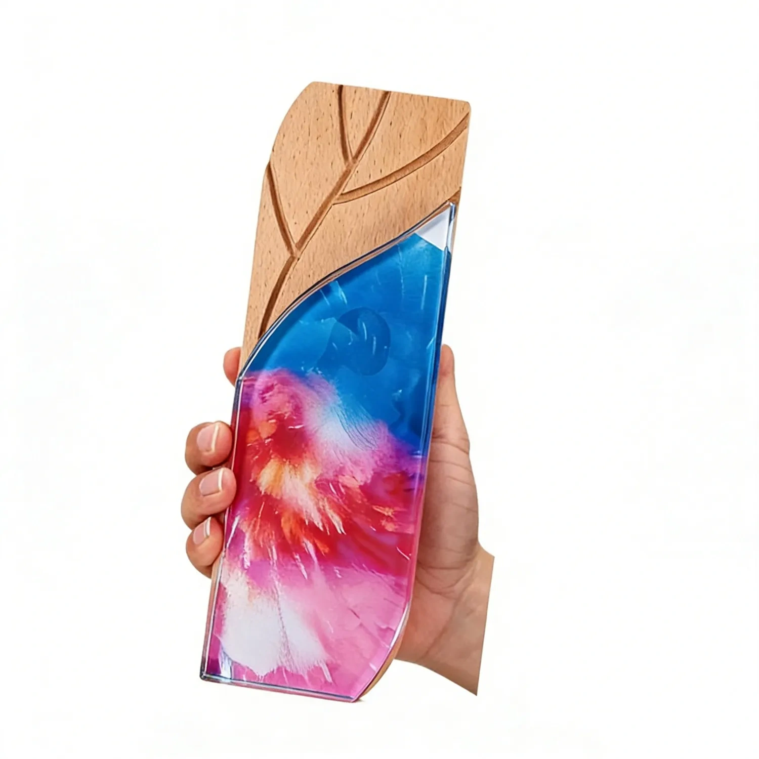 Bespoke Crystal and Wood Achievement Award for Events SmallOrders