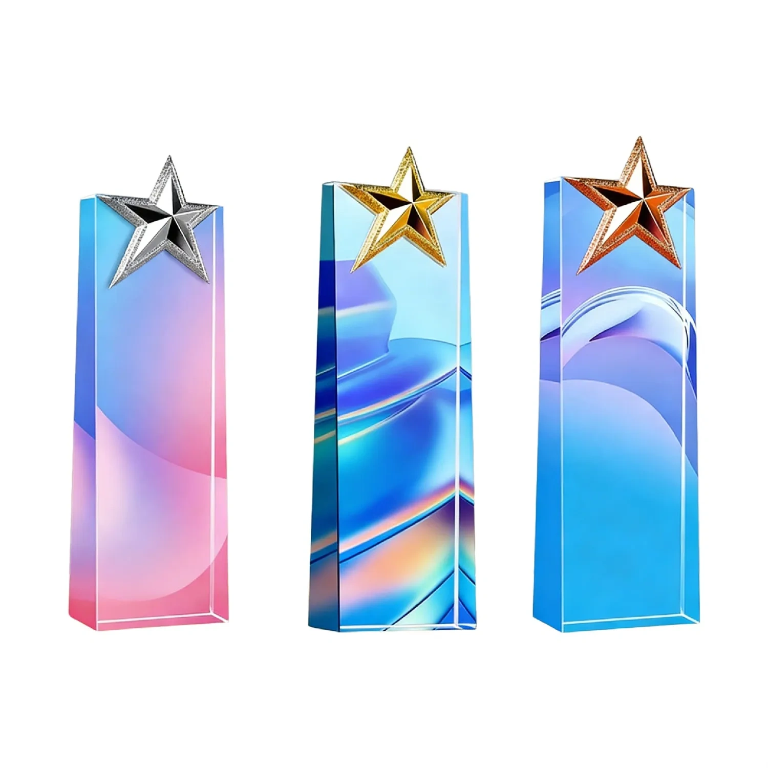 Bulk Promotional Star Trophies for Annual Company Events SmallOrders