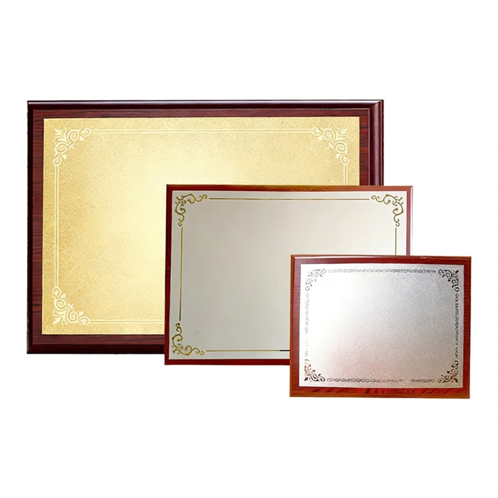 Wooden Framed Gold Honor Plaque