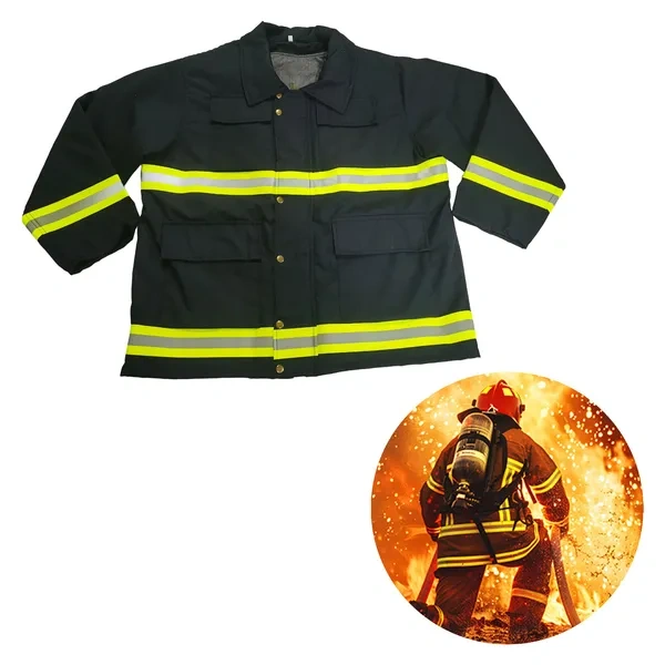 High-Vis NFPA 2112 Flame-Resistant Safety Jacket with Reflective Stripes