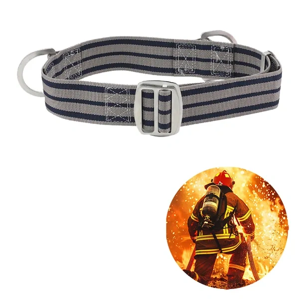 Grey Nylon Webbing Industrial Safety Belt for Fall Arrest and Linemen