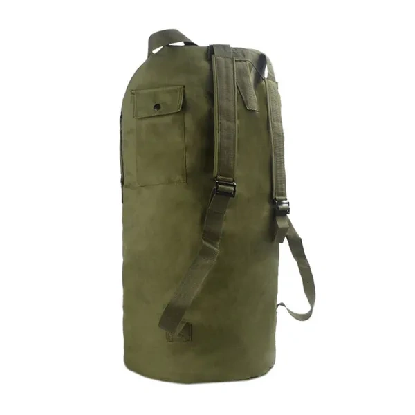 Army Green Rugged Military Canvas Duffel Bag for Large Capacity Travel Bulk