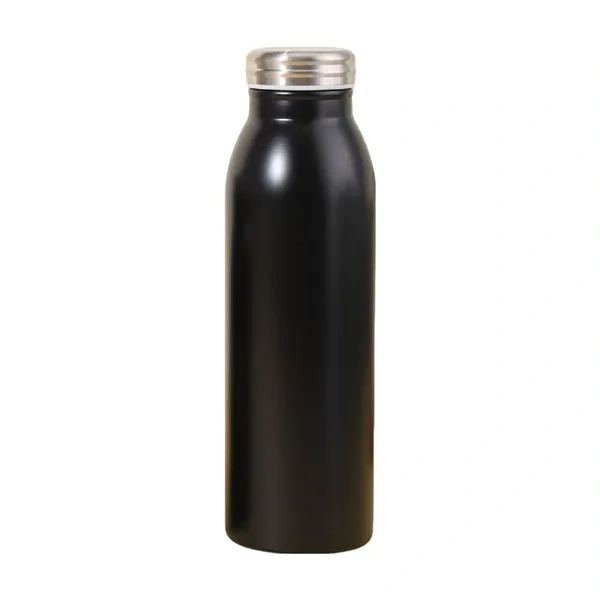 Black Double-Wall Insulated Steel Bottle for Heavy Duty Bulk Branding