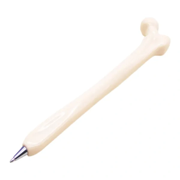 White Bone-Shaped Medical Novelty Pen for Bulk Healthcare Event Giveaways