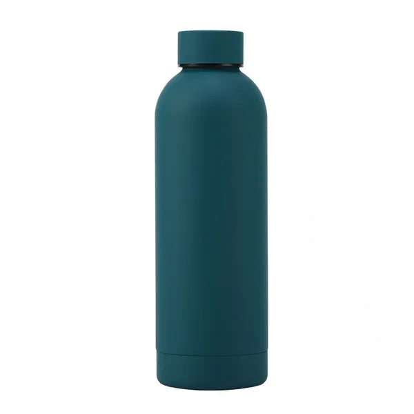 Teal Narrow Mouth Stainless Steel Vacuum Bottle for Leakproof Metal Branding