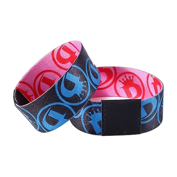 Multicolor Patterned Nylon LED Light-Up Lanyard for Night Event Safety