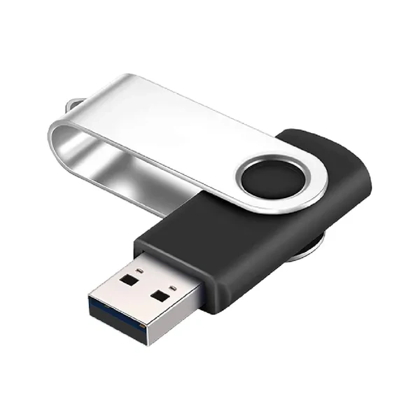 Silver Swivel Metal USB Flash Drive for Wholesale Promotional Tech Giveaways