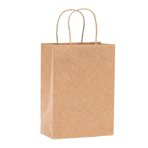 Natural Brown Recycled Kraft Paper Shopping Bag for 100% Eco-Friendly Carrier Bulk