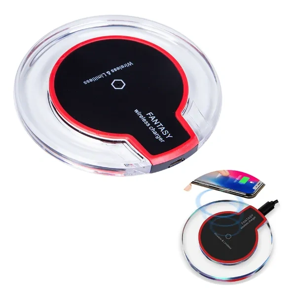 Ultra-Slim Non-Slip Qi Wireless Charging Pad for Bulk Fast Charging Gifts
