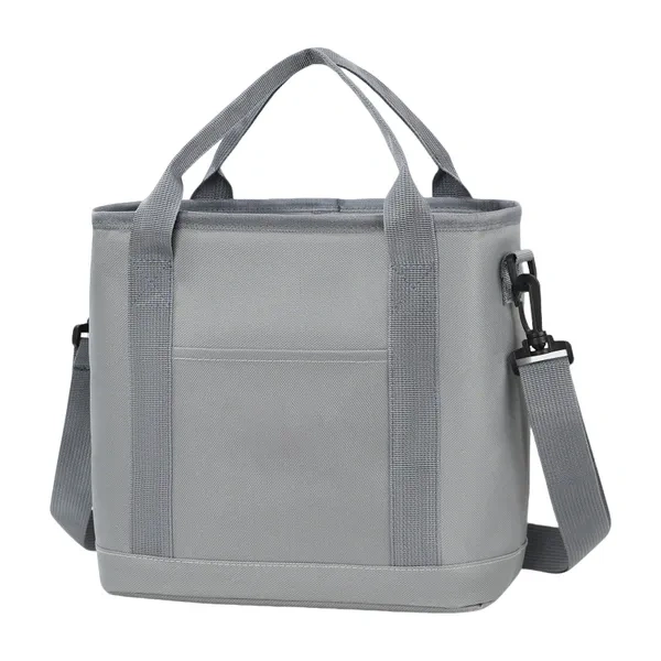Grey 20-Can Capacity Leak-Proof Soft-Sided Cooler for Rugged Outdoor Events